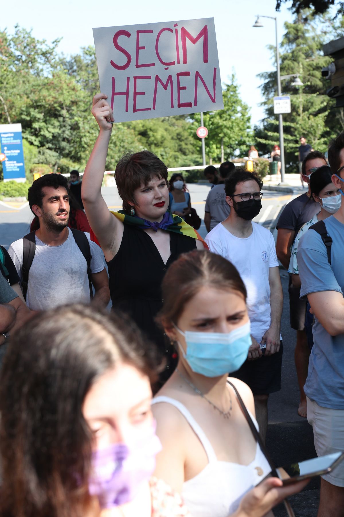 Boğaziçi Üniversitesi ne atanan yeni rektör de protesto edildi #5
