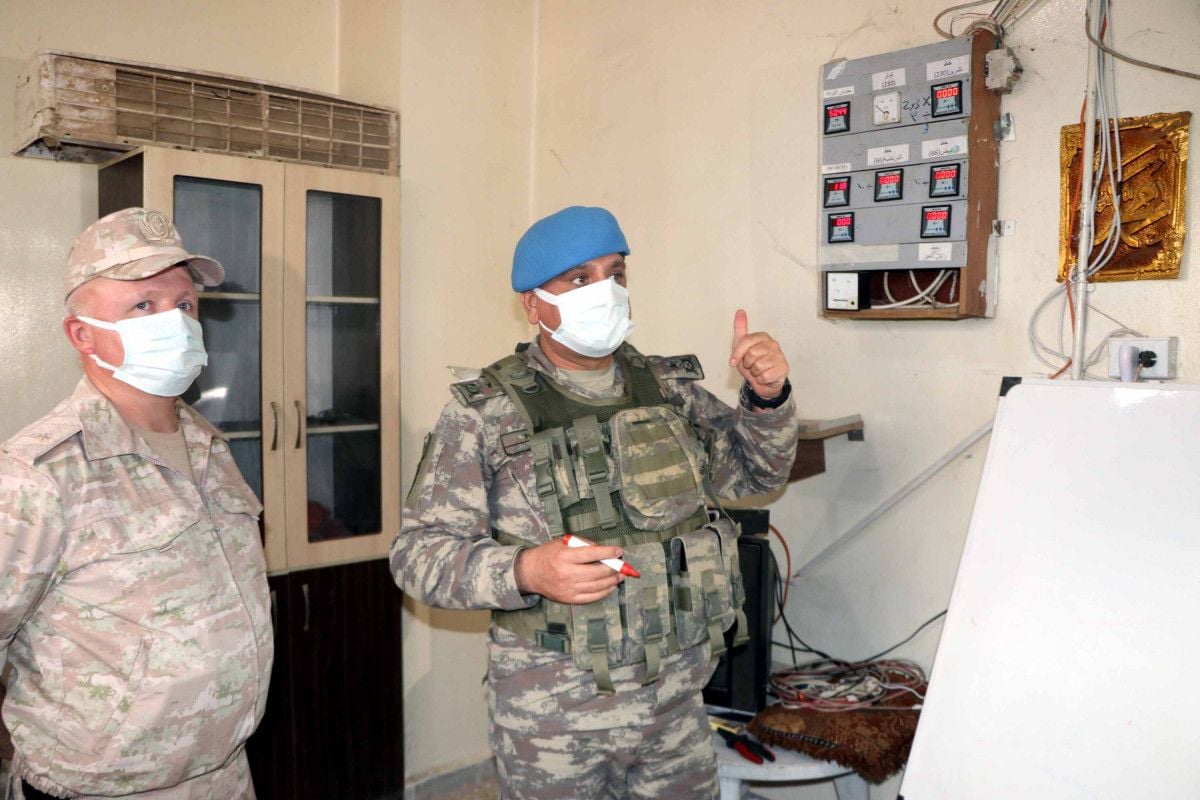 Joint water and electricity investigation in Turkish and Russian soldiers, Ras al-Ayn #4