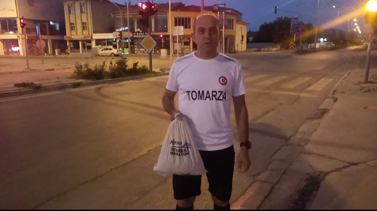 Kayseri de koşarken tohum serpti #1