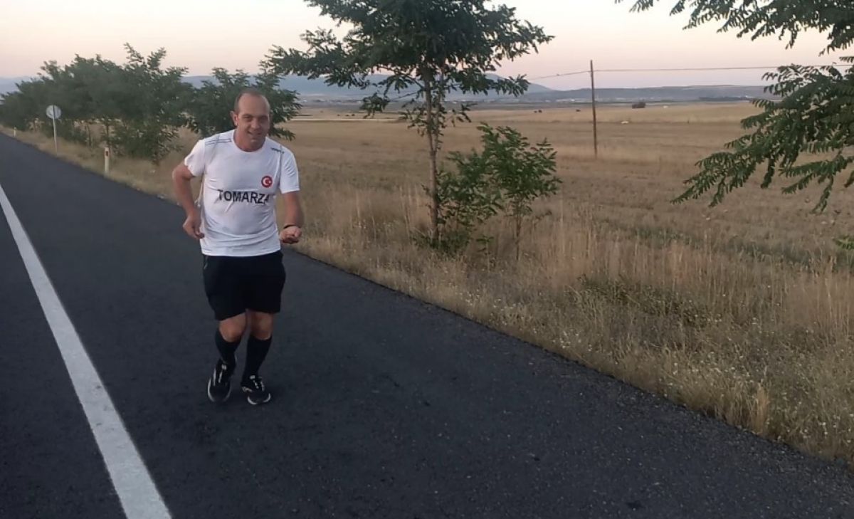 Kayseri de koşarken tohum serpti #3