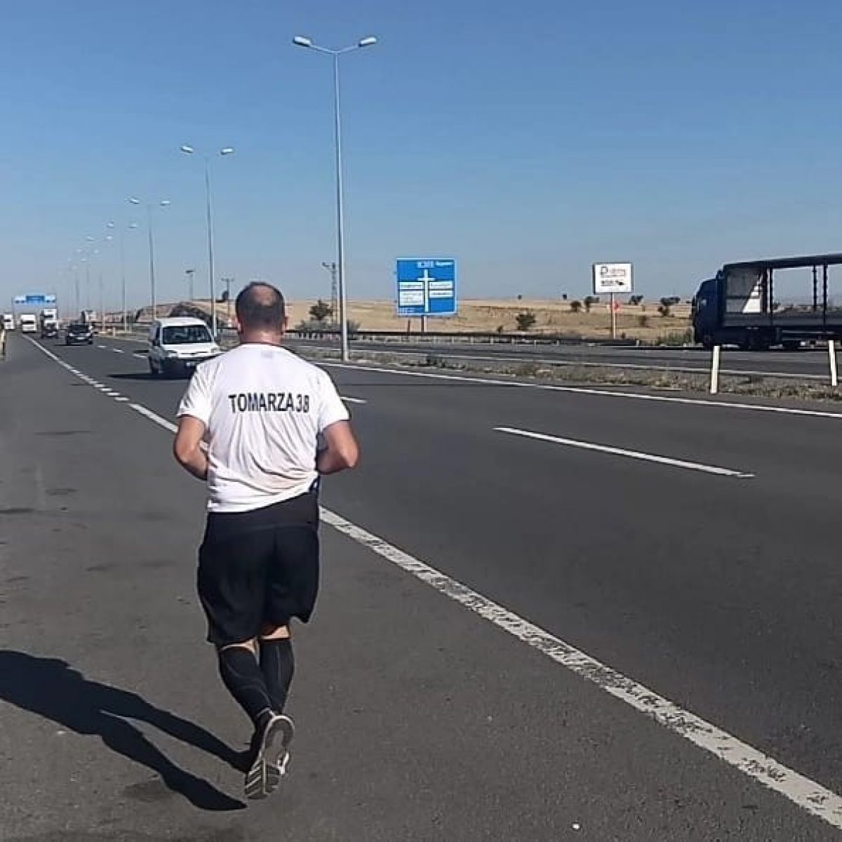 Kayseri de koşarken tohum serpti #4