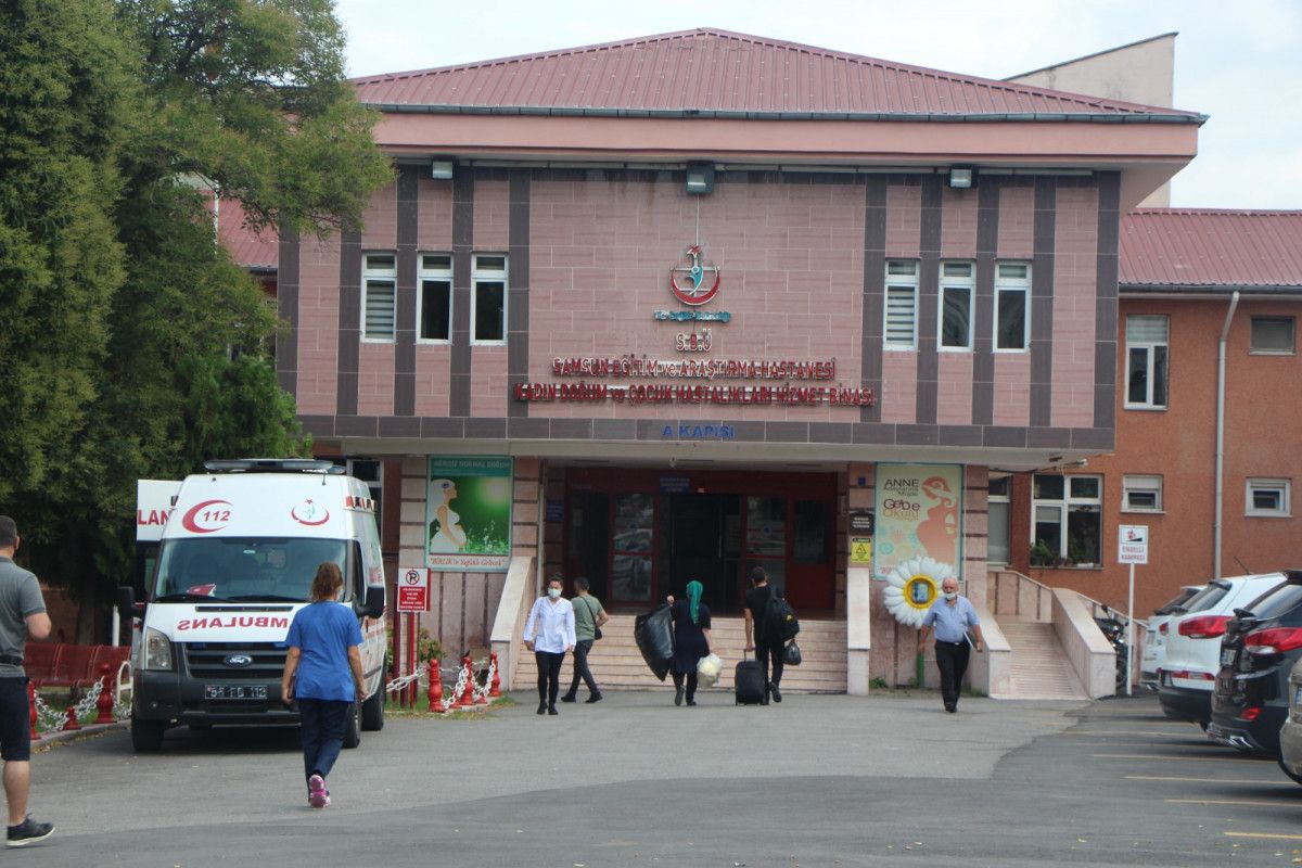 Samsun da maganda kurşunuyla vurulan bebek, koronaya yakalandı #2