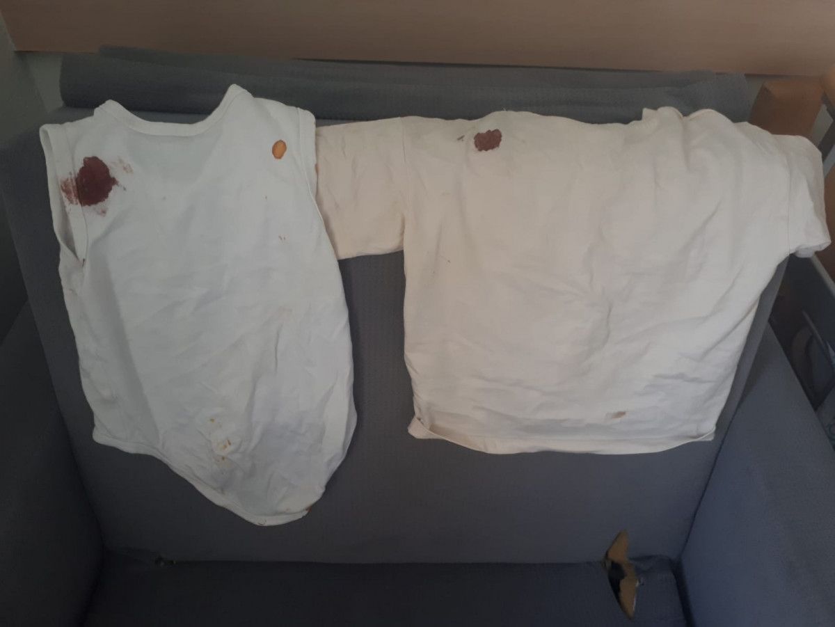 Samsun da maganda kurşunuyla vurulan bebek, koronaya yakalandı #1