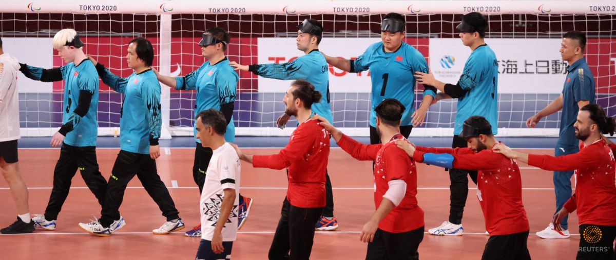 Tokyo Paralimpik Oyunları nda Türkiye gol bol takımı, Çin i yendi #7