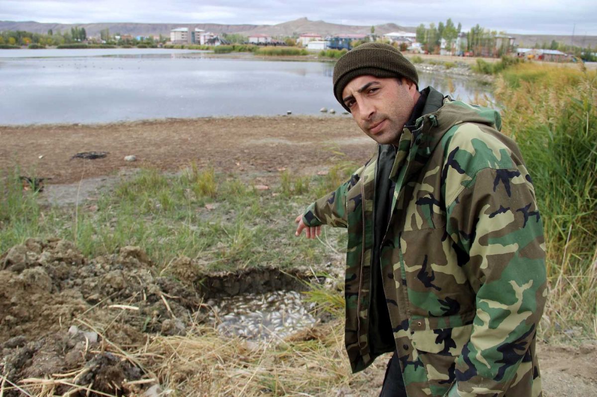 Sivas ta çevre felaketi: Çekilen Ulaş Gölü nde yüzlerce balık öldü #8