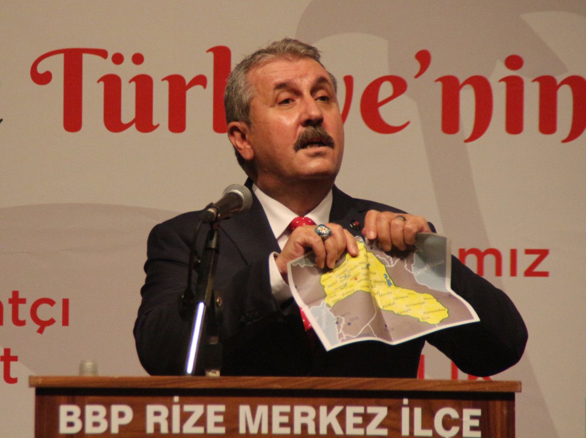 Sözde Kürdistan haritasını yırtan Mustafa Destici: Sizin rüyalarınızı kabusa çeviririz #3