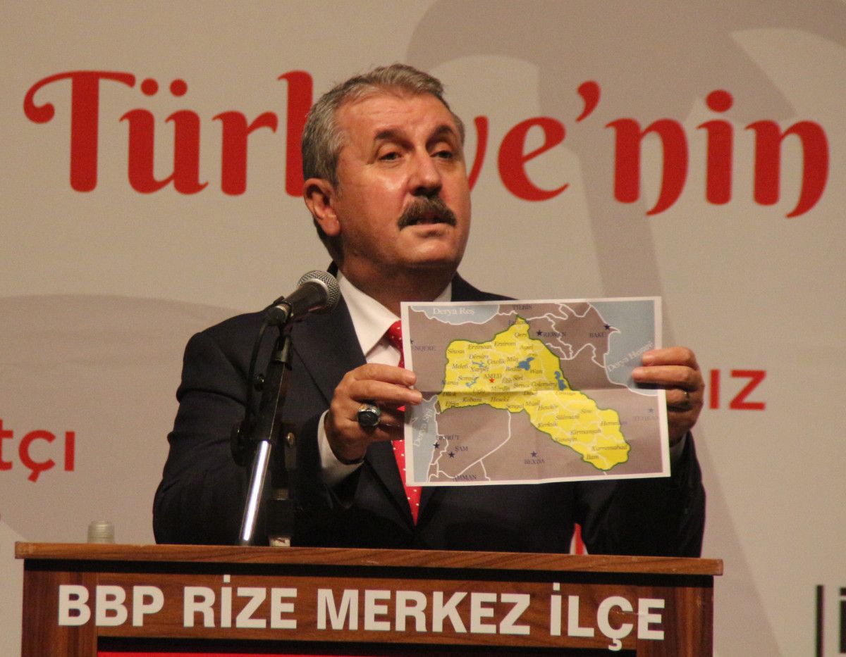 Sözde Kürdistan haritasını yırtan Mustafa Destici: Sizin rüyalarınızı kabusa çeviririz #2