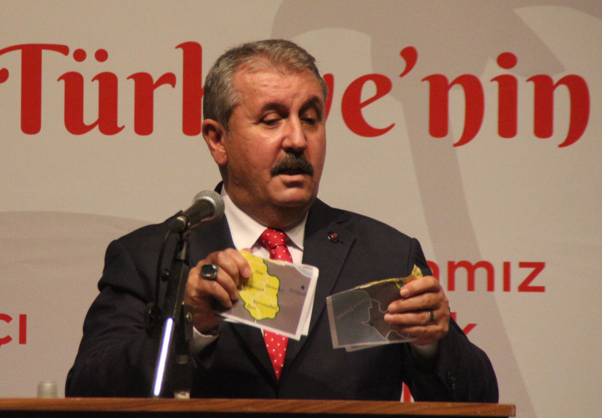 Sözde Kürdistan haritasını yırtan Mustafa Destici: Sizin rüyalarınızı kabusa çeviririz #5