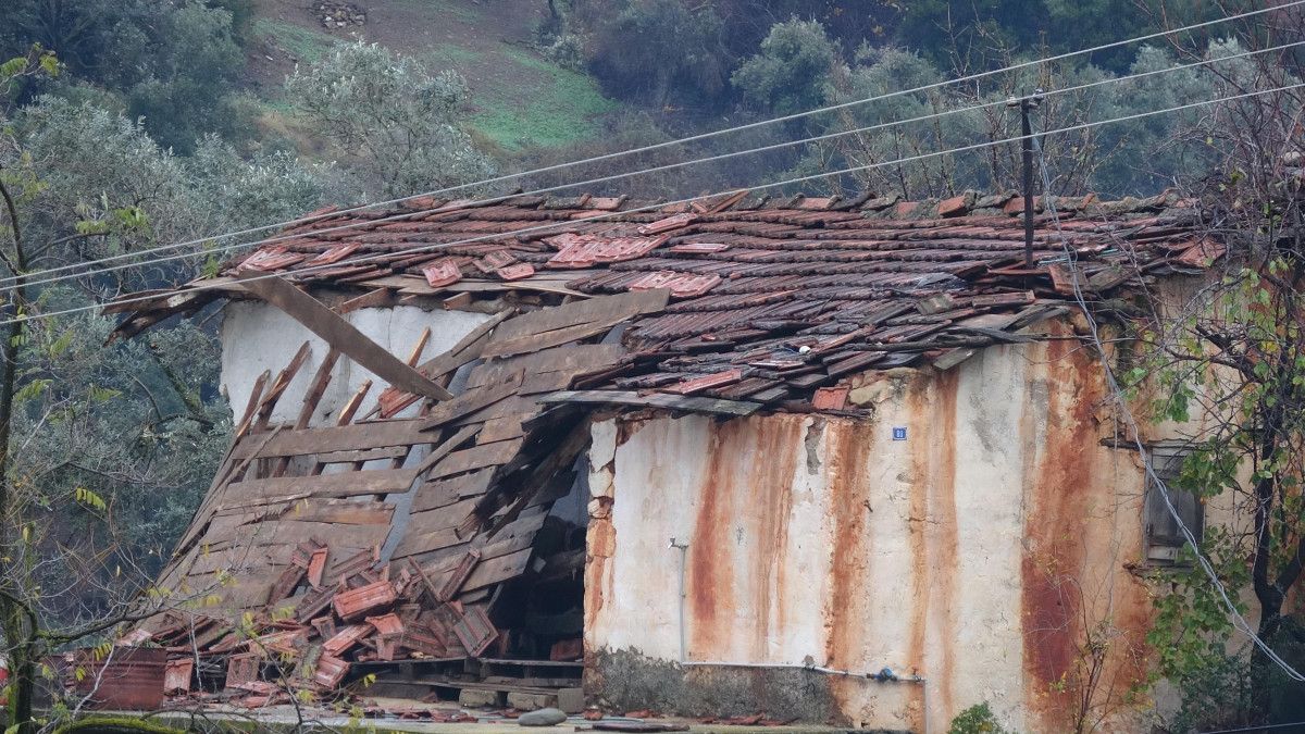Aydın da fırtına felaketi: 1 köy yerle bir oldu #10