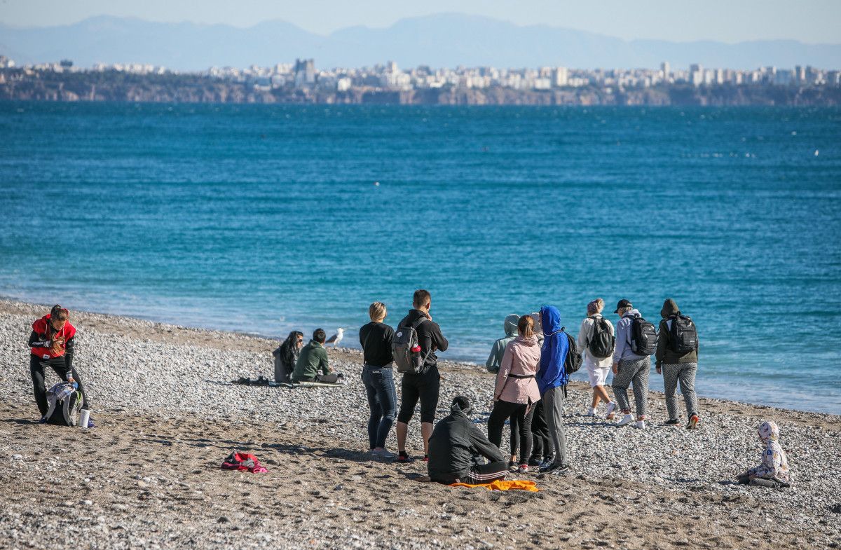 Antalya da aralıkta deniz keyfi devam ediyor #9