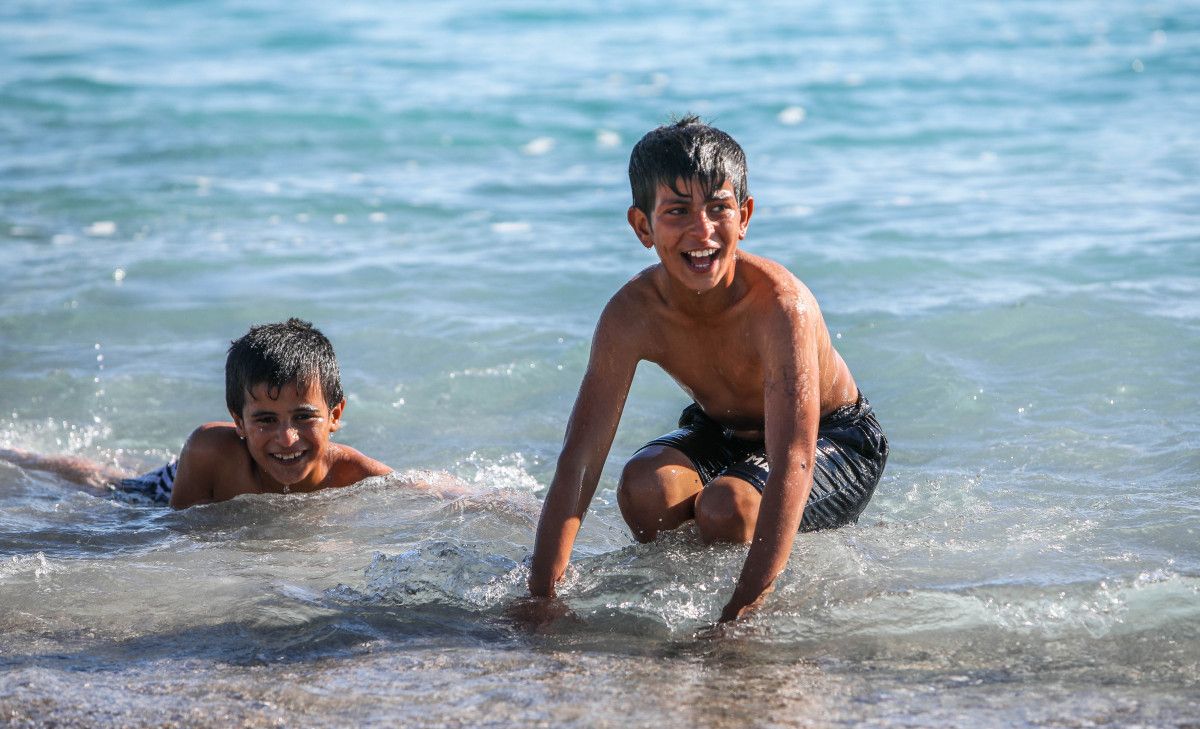 Antalya da aralıkta deniz keyfi devam ediyor #4