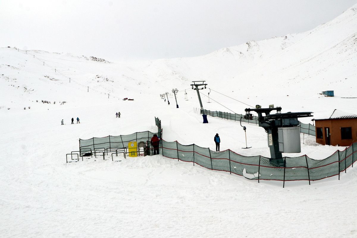 Van daki kayak merkezi, 3 yıl sonra ilk kez yeterli kara ulaştı #8