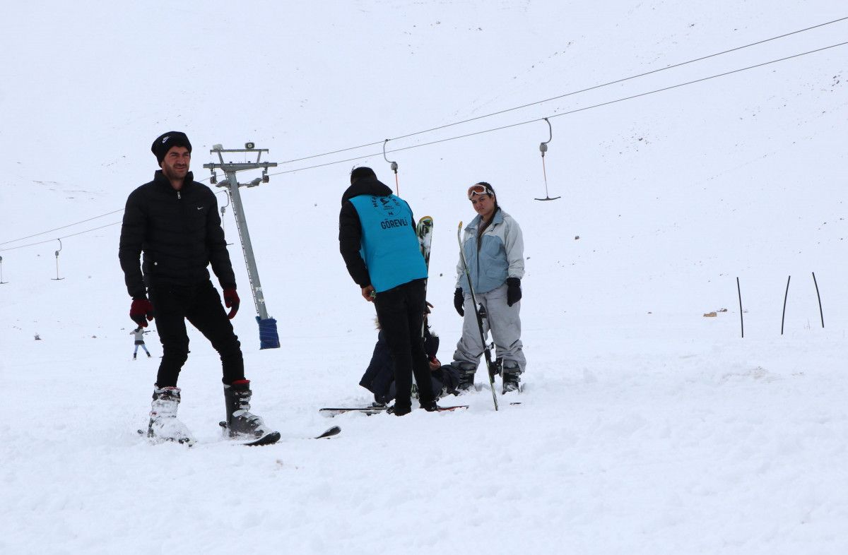 Van daki kayak merkezi, 3 yıl sonra ilk kez yeterli kara ulaştı #10