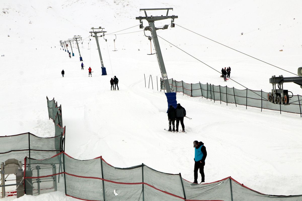 Van daki kayak merkezi, 3 yıl sonra ilk kez yeterli kara ulaştı #6