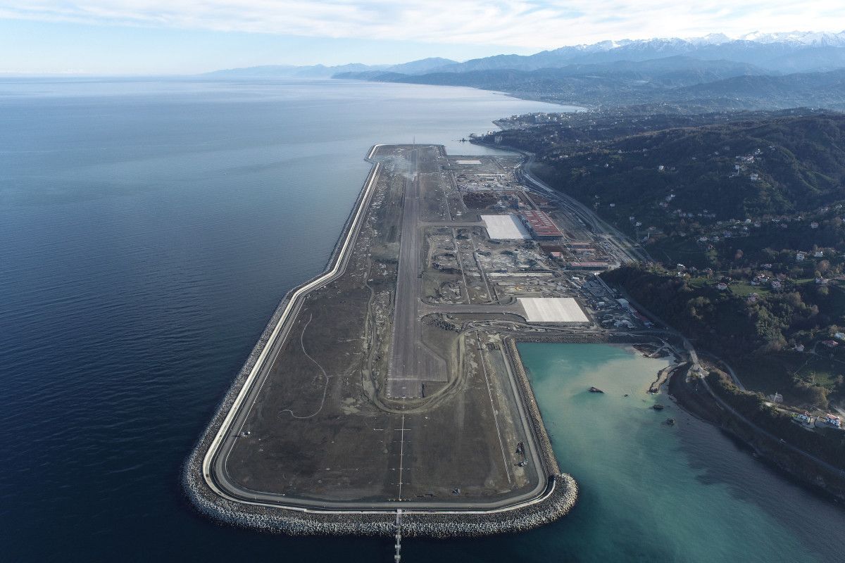 Rize-Artvin Havalimanı, Türkiye nin yüz ölçümünü 2,8 kilometrekare artırdı #7