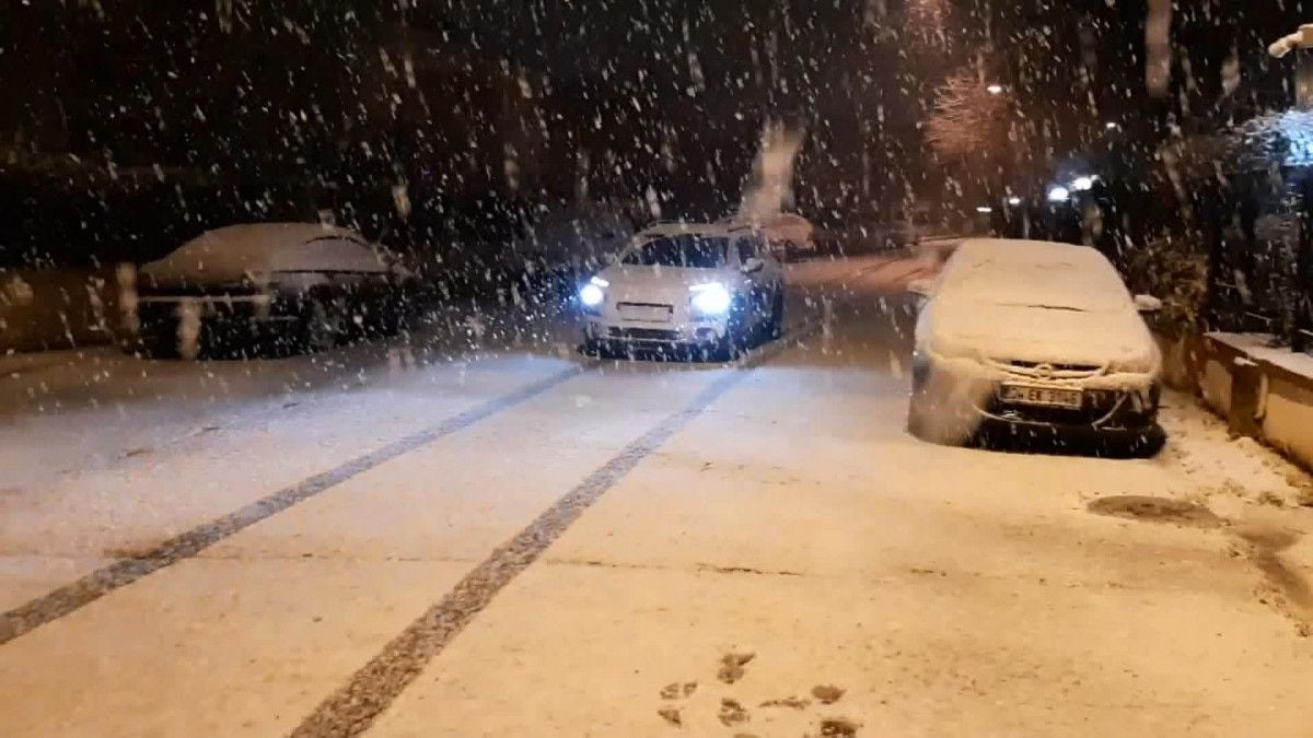 İstanbul da ani kar yağışı #3