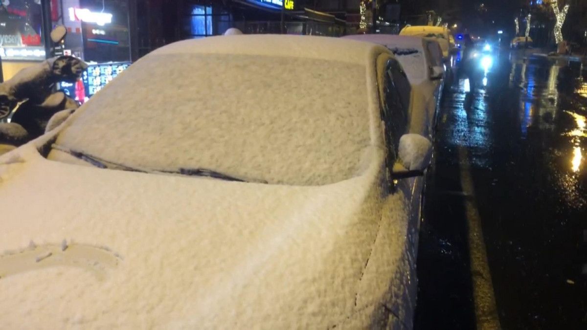 İstanbul da ani kar yağışı #4