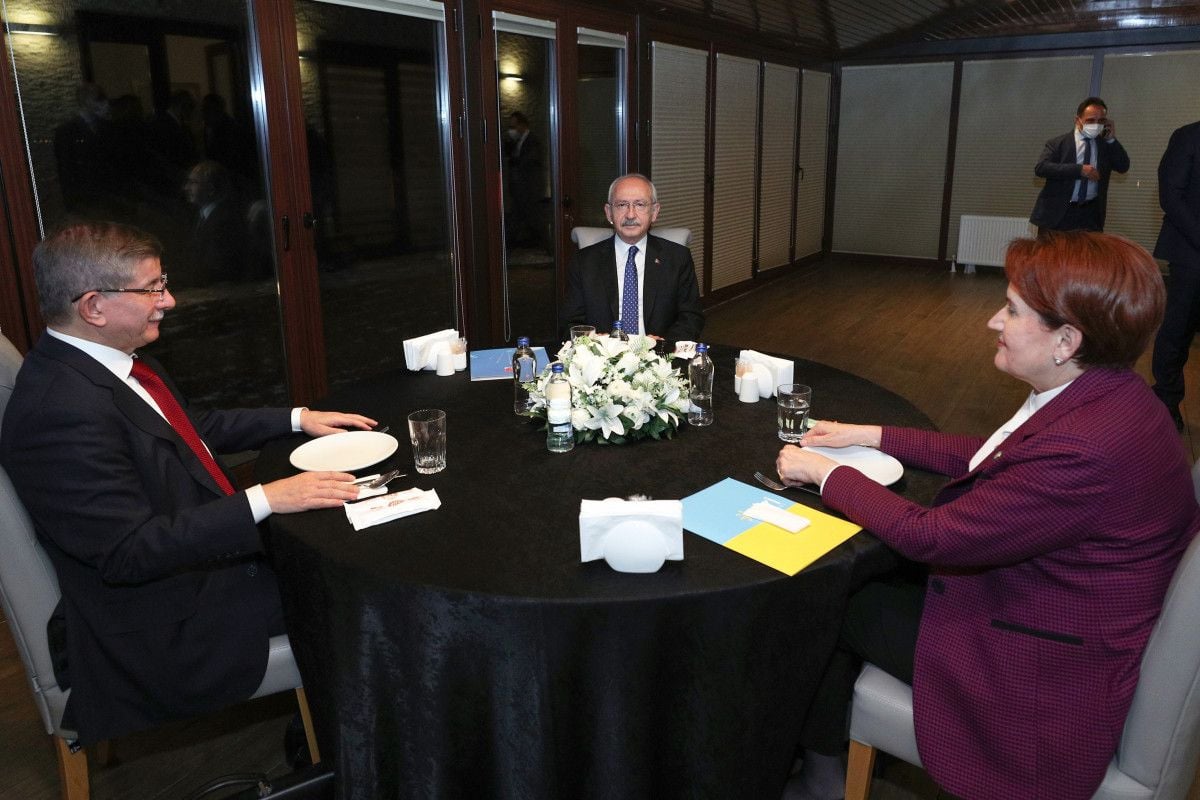 Kılıçdaroğlu, Akşener ve Davutoğlu bir araya geldi #2
