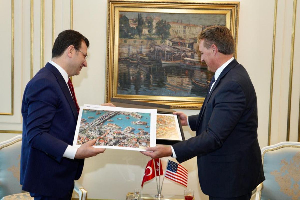 ABD Ankara Büyükelçisi Flake, İmamoğlu nu ziyaret etti #4