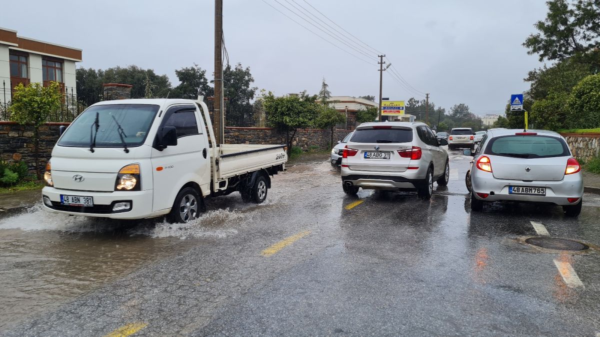 Bodrum da sağanak yağış etkili oldu #2