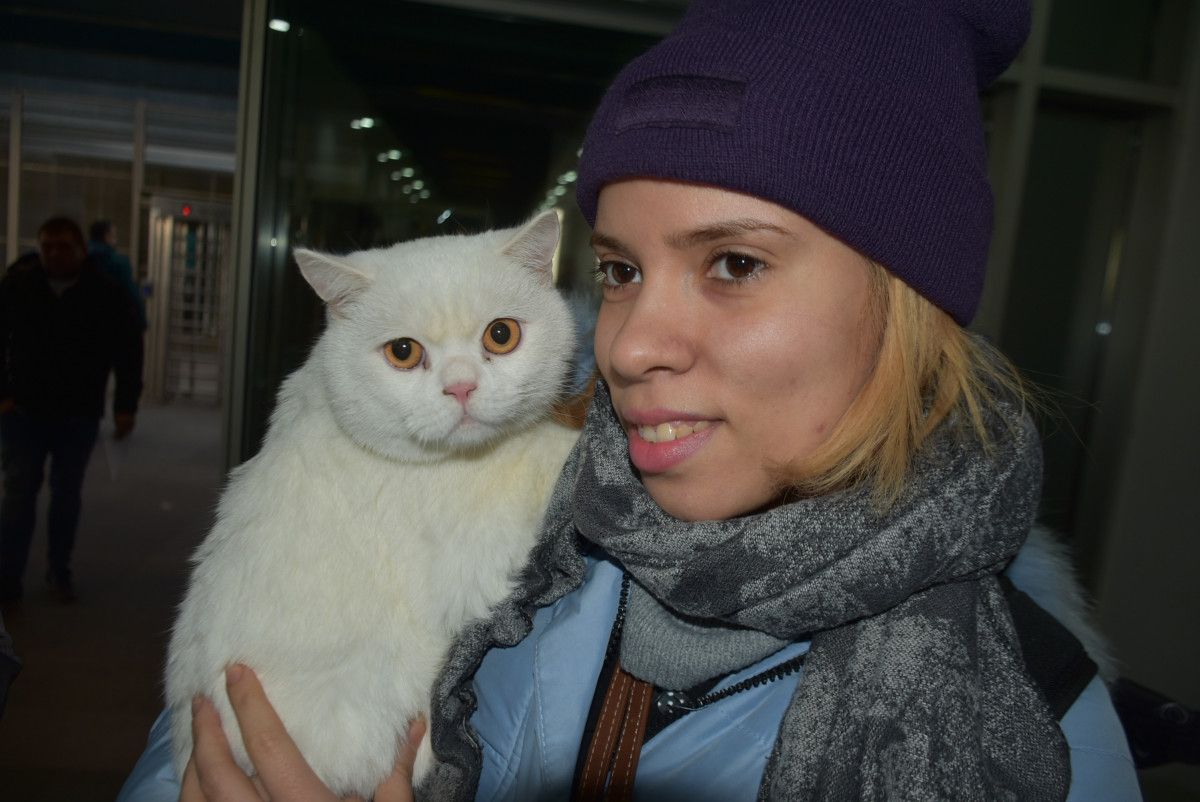 Ukrayna dan gelen öğrenciler, evcil hayvanlarını geride bırakmadı #1