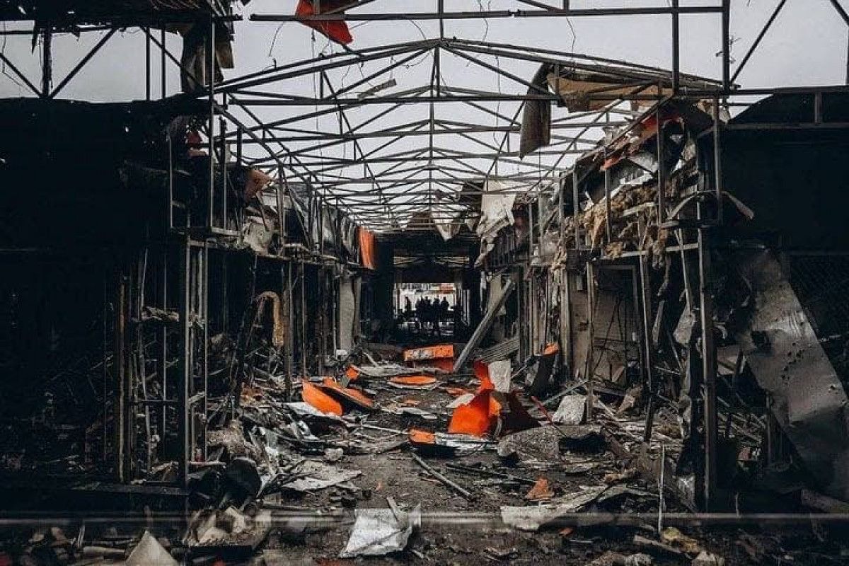 Harkov da halk pazarı bombalandı #1