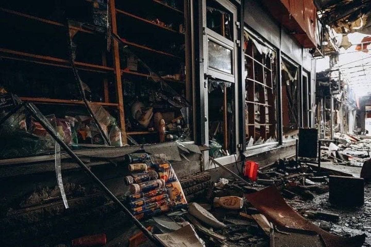 Public market bombed in Kharkov #4