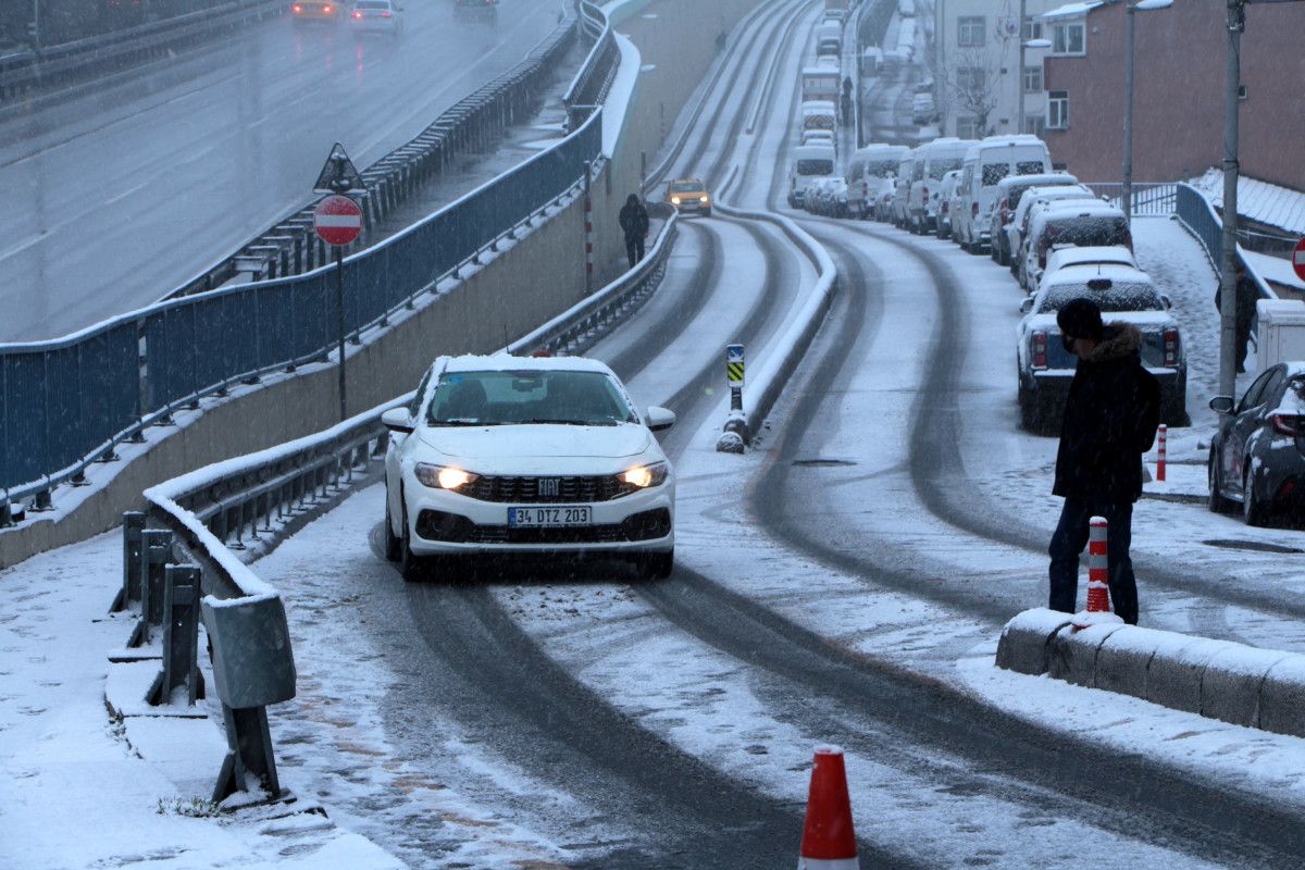 İstanbul da kar yağışı başladı #30