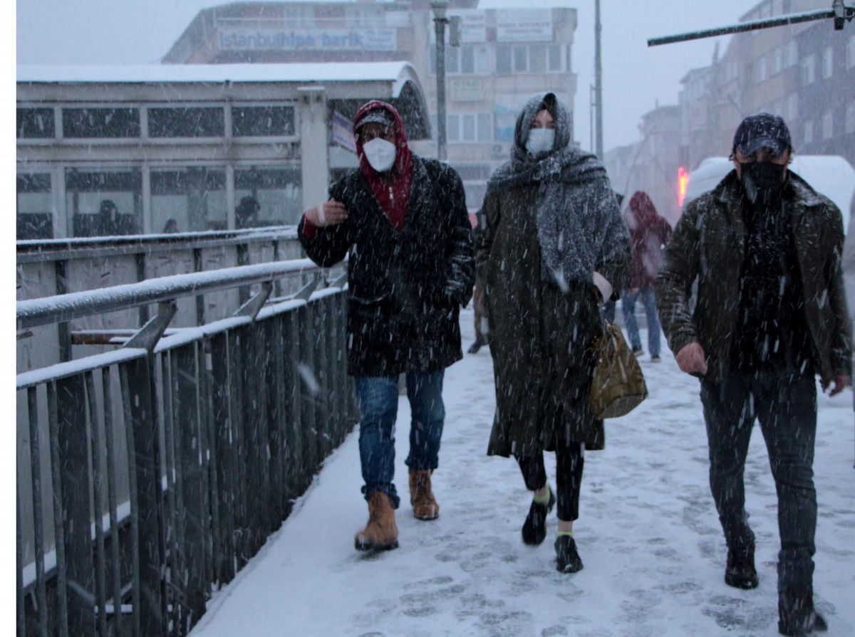 İstanbul da kar yağışı başladı #28