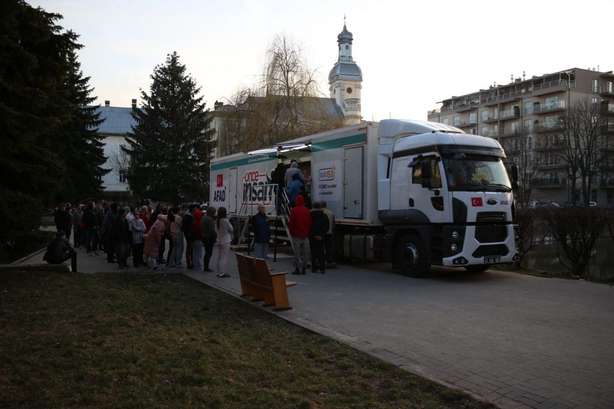 AFAD's mobile kitchen truck #6 in Ukraine