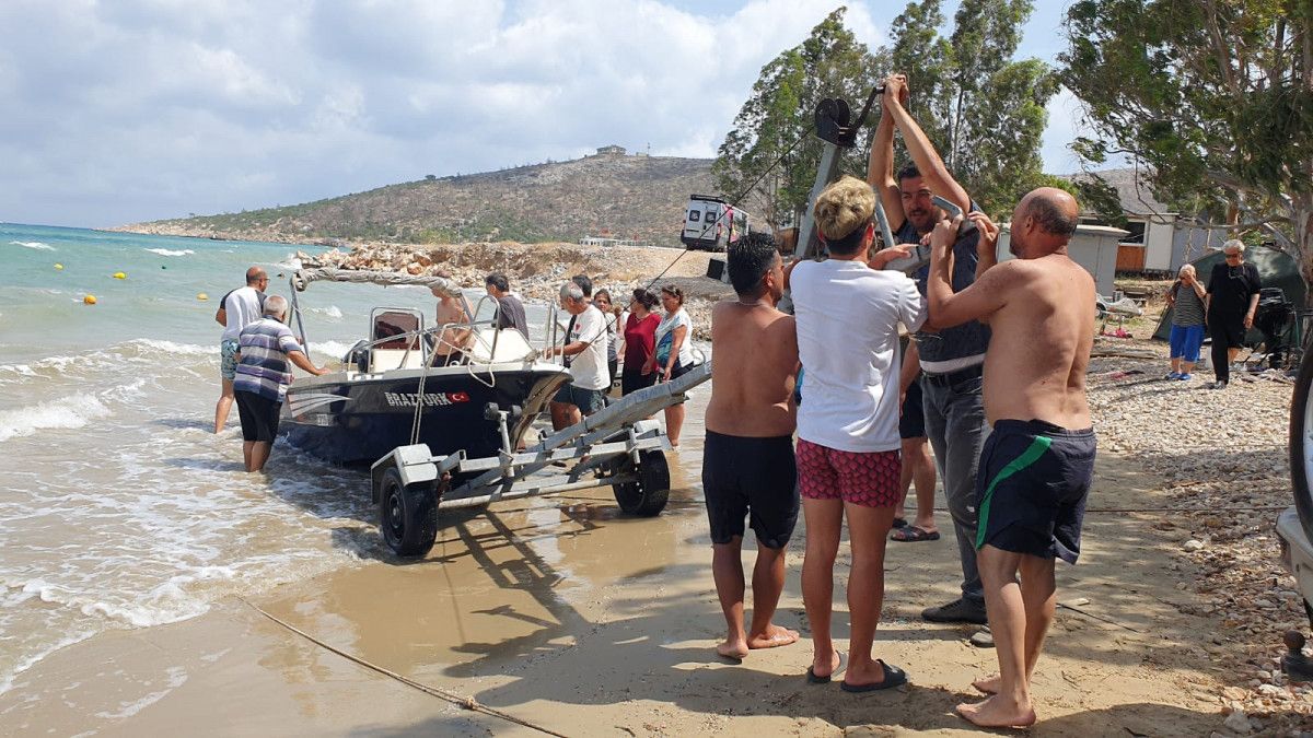 Mersin deki fırtınada 6 tekne batmaktan son anda kurtarıldı #5