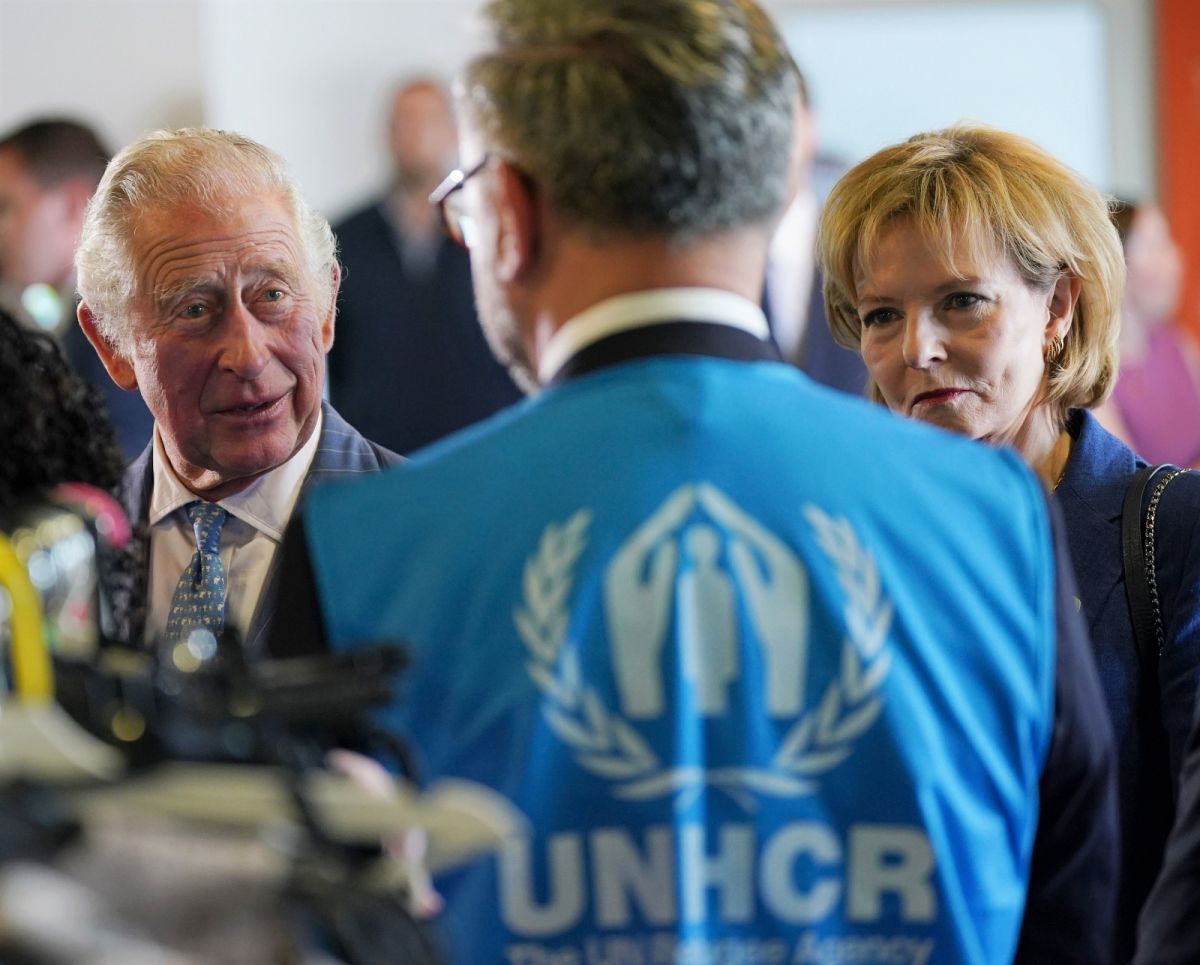 Visiting Ukrainian refugees in Romania from Prince Charles #2