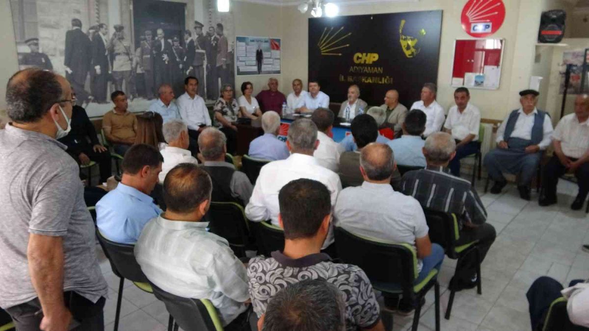 CHP li vekiller Adıyaman da partililerle buluştu #1