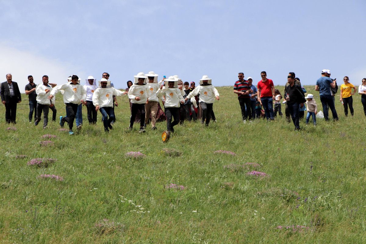 Vanlı arıcılar Bal Yuvarlama yarışması düzenledi #2