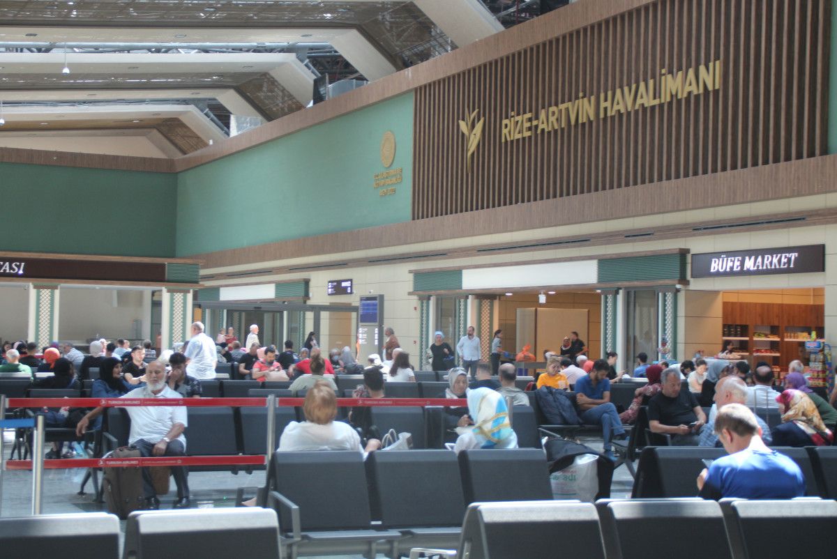 Rize-Artvin Havalimanı 1 ayda 48 bin yolcuya hizmet etti #7