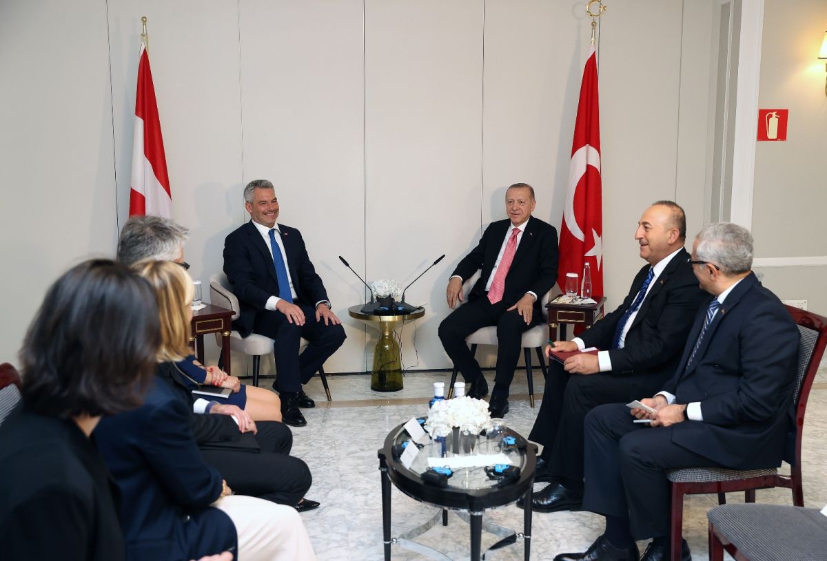 President Erdoğan met with Austrian Chancellor Nehammer #2