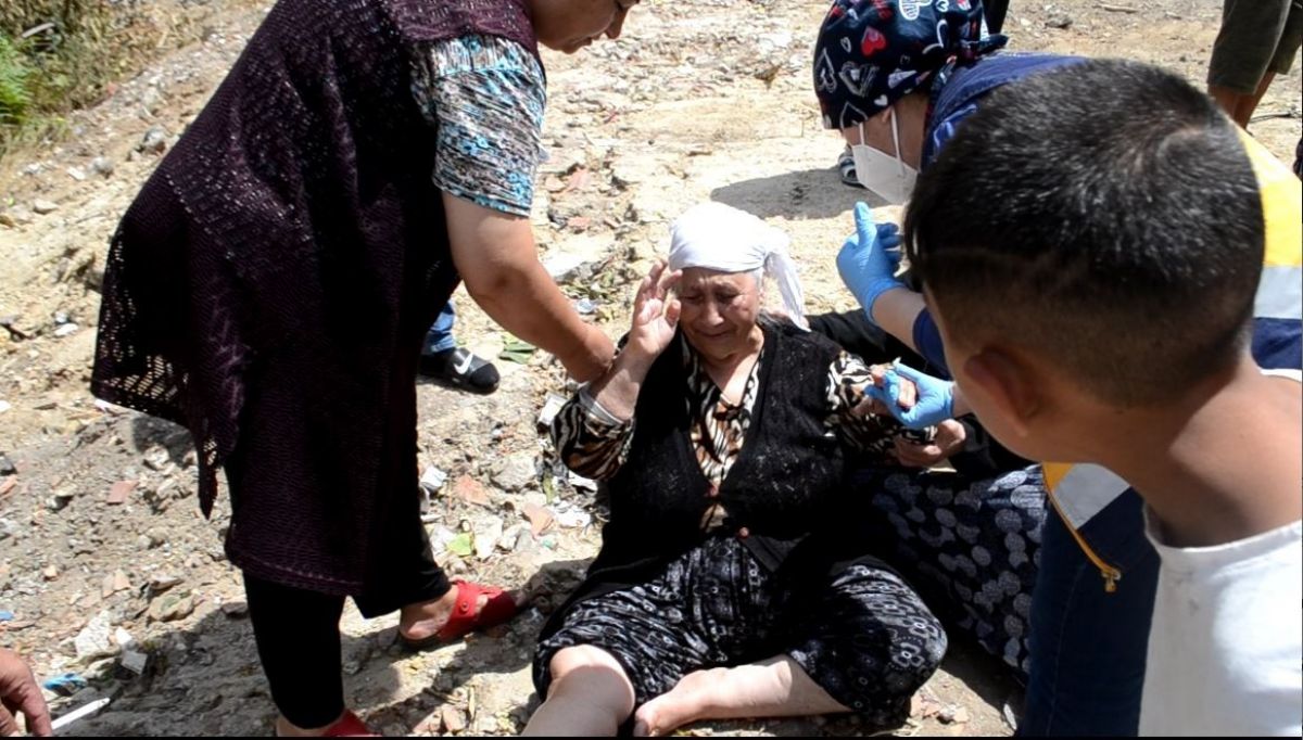 Tekirdağ da yanan evlerine hüngür hüngür ağladılar #2