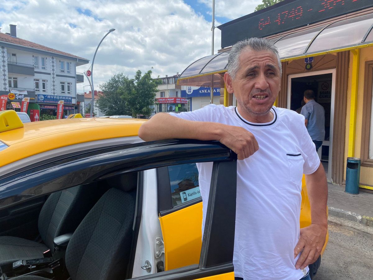 Ankara da arkadaşına kefil olması sonucu haczedilen taksisini geri aldı #1