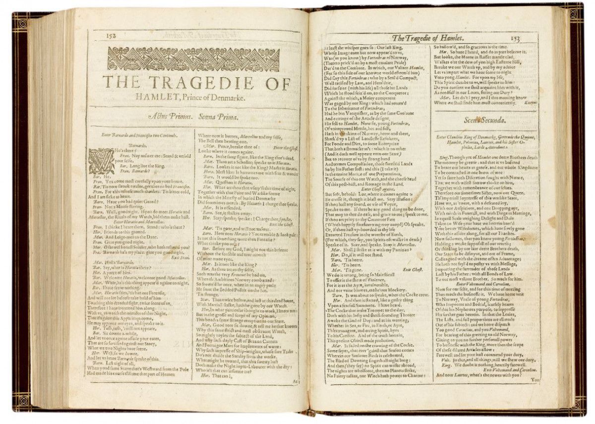 The book in which Shakespeare's plays were published in bulk sold for $2.5 million #3