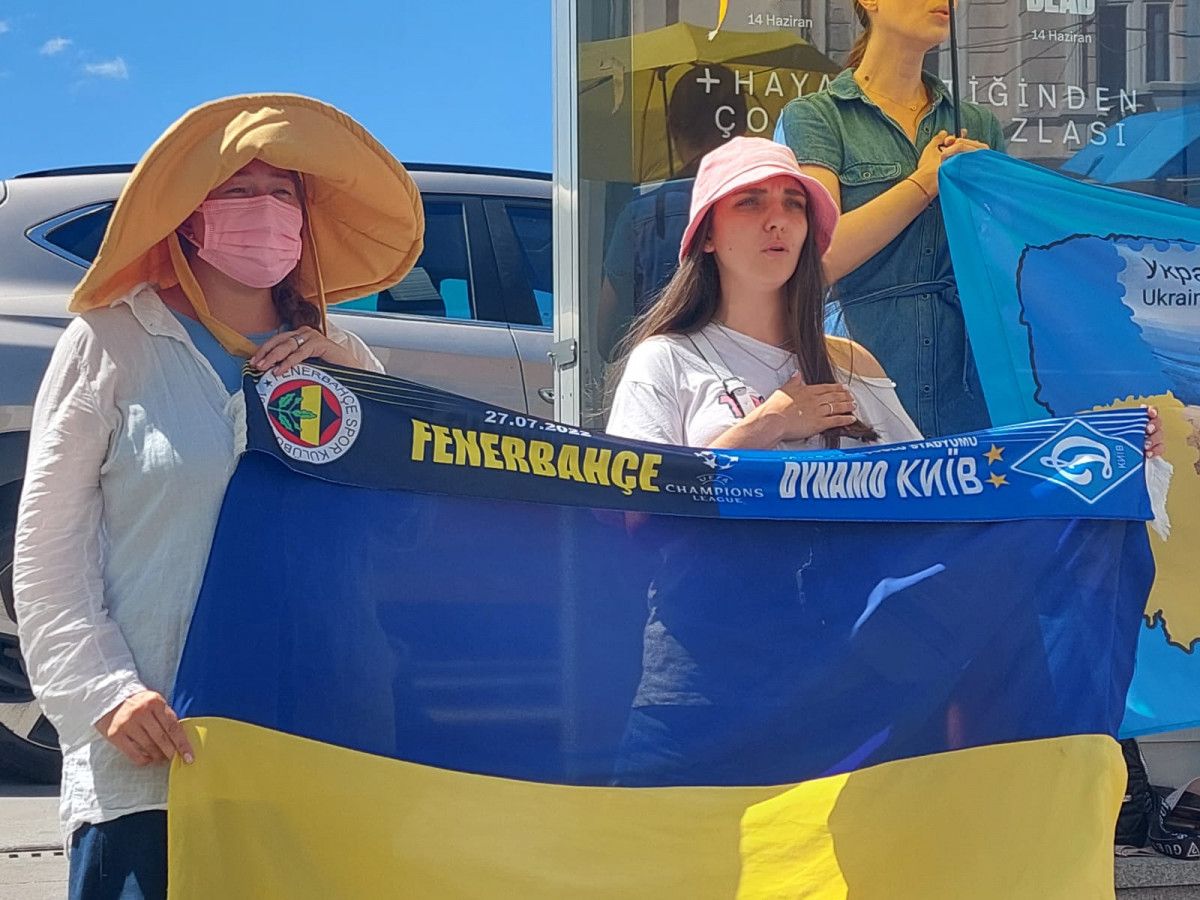 İstanbul da yaşayan Ukraynalılar Fenerbahçe ye çağrı yaptı #1