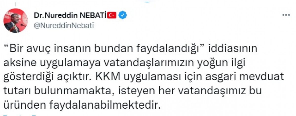 Nureddin Nebati den Kemal Kılıçdaroğlu na KKM yanıtı #8