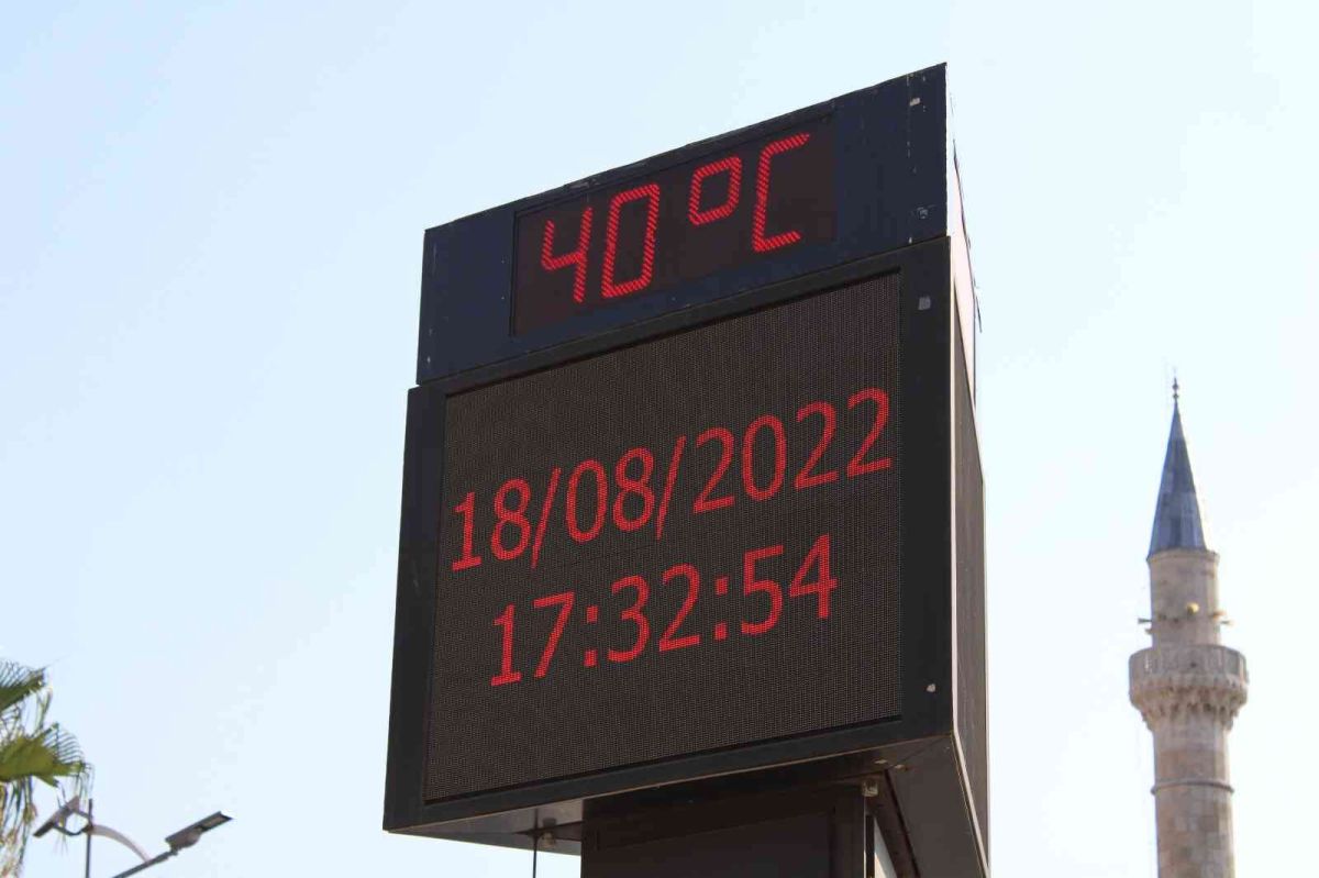 Aydın’da akşam üzeri sıcaklık 40 dereceye ulaştı #4