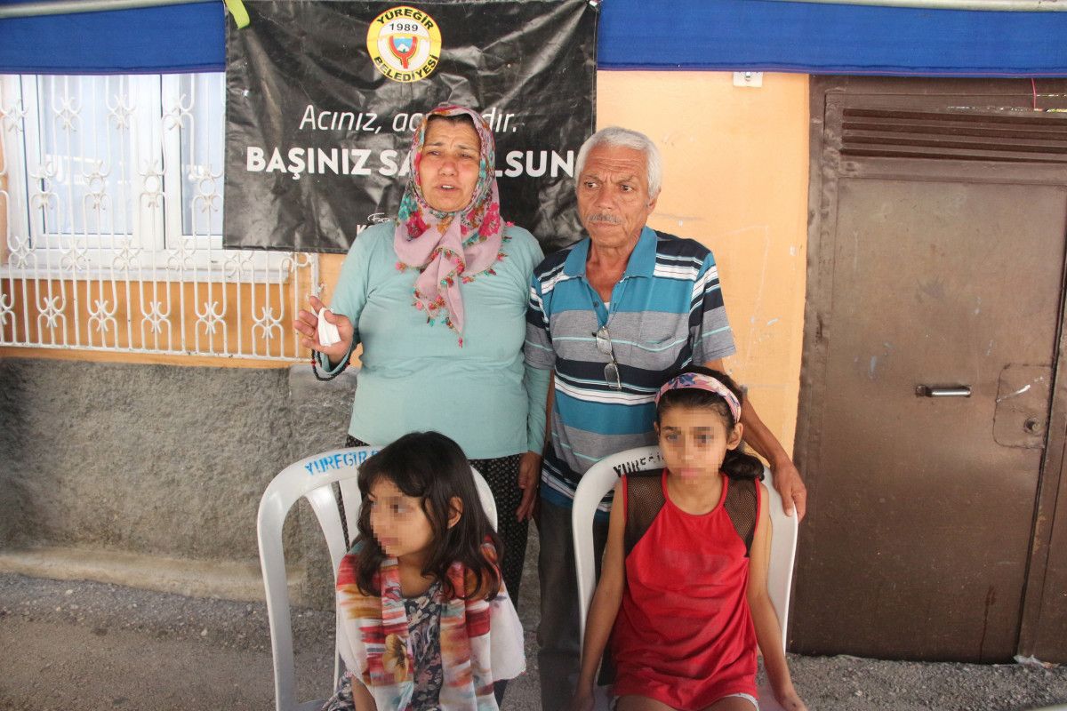 Adana da eşi tarafından öldürülen Şermin in kızlarına anneanneleri bakıyor #2