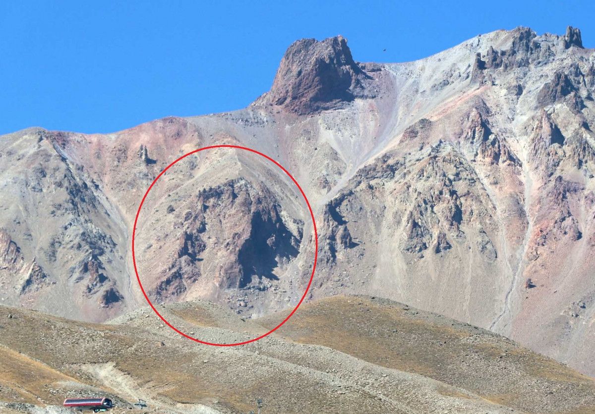Erciyes e tırmanan dağcıların yanlış rota kullandığı öğrenildi #5