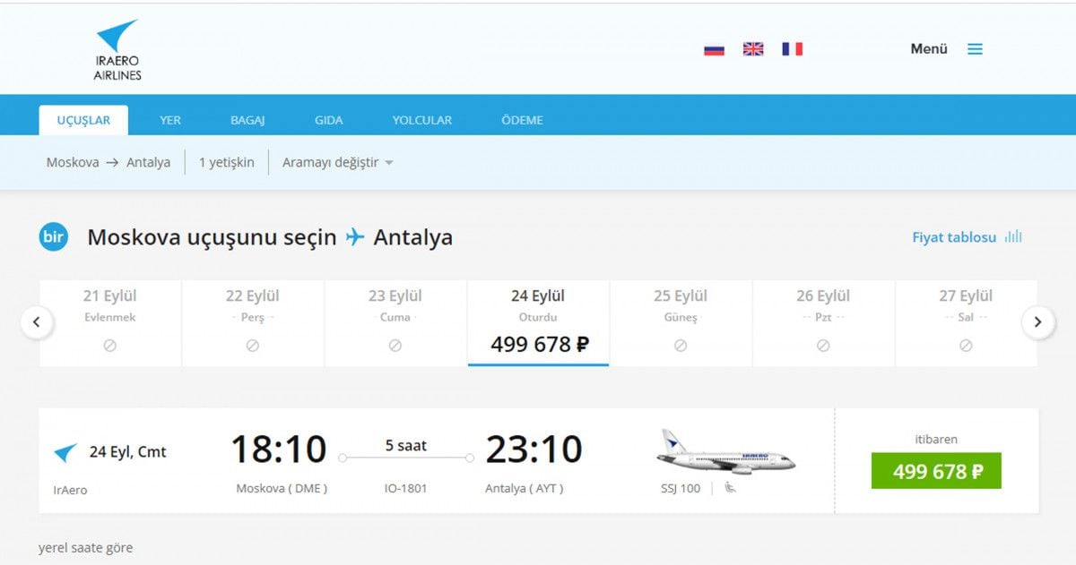 Rusya dan Antalya ya son uçak bileti, 11 bin dolara satıldı #2