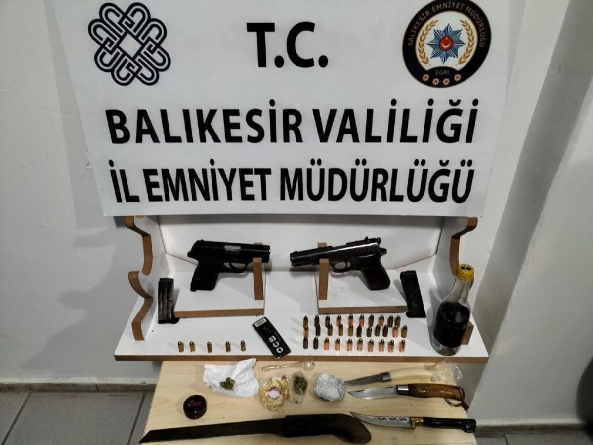 Balıkesir’de ’Huzur’ operasyonu: 71 gözaltı #1