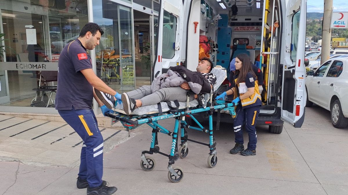Zonguldak ta bıçaklı saldırgan kendisini de yaraladı #1
