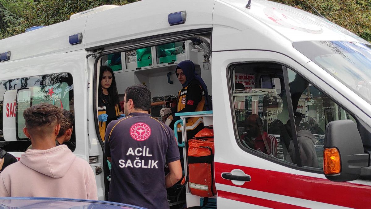 Zonguldak ta bıçaklı saldırgan kendisini de yaraladı #2