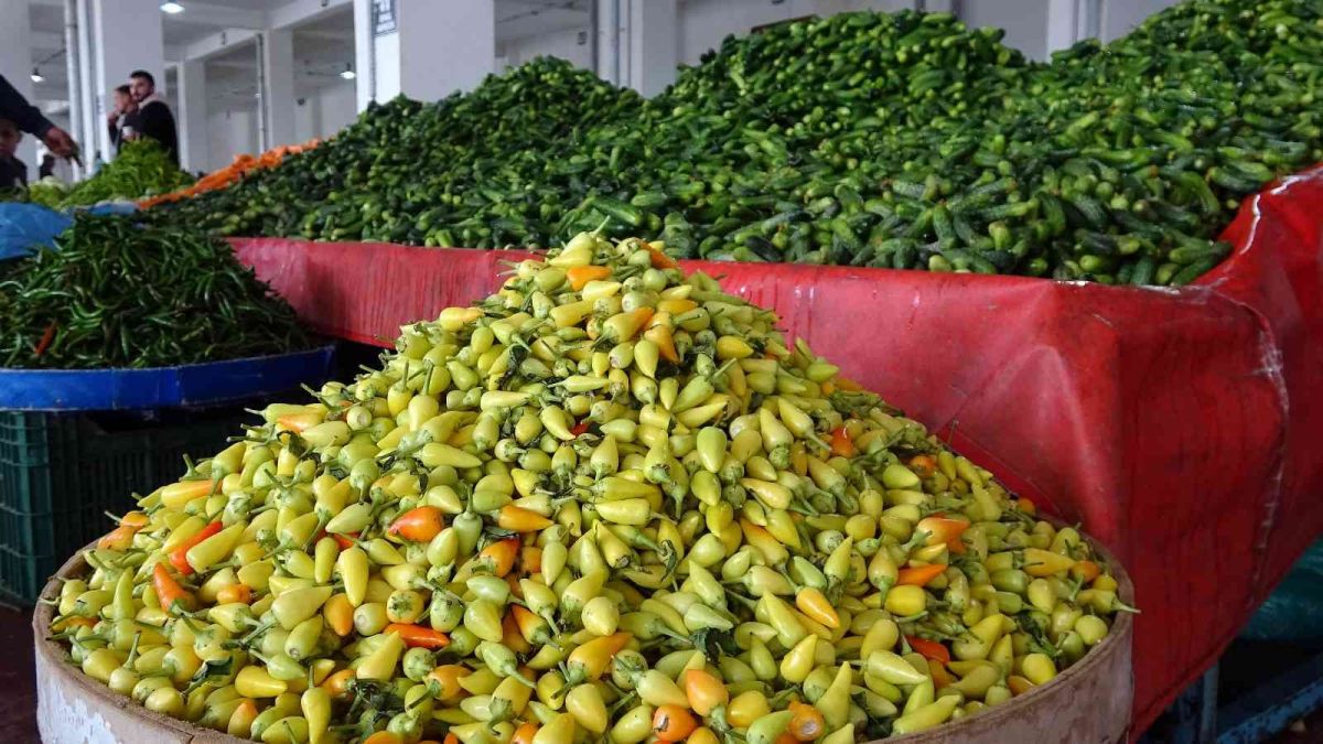 Yozgat ta turşuluklar pazar tezgahlarını süslüyor #1