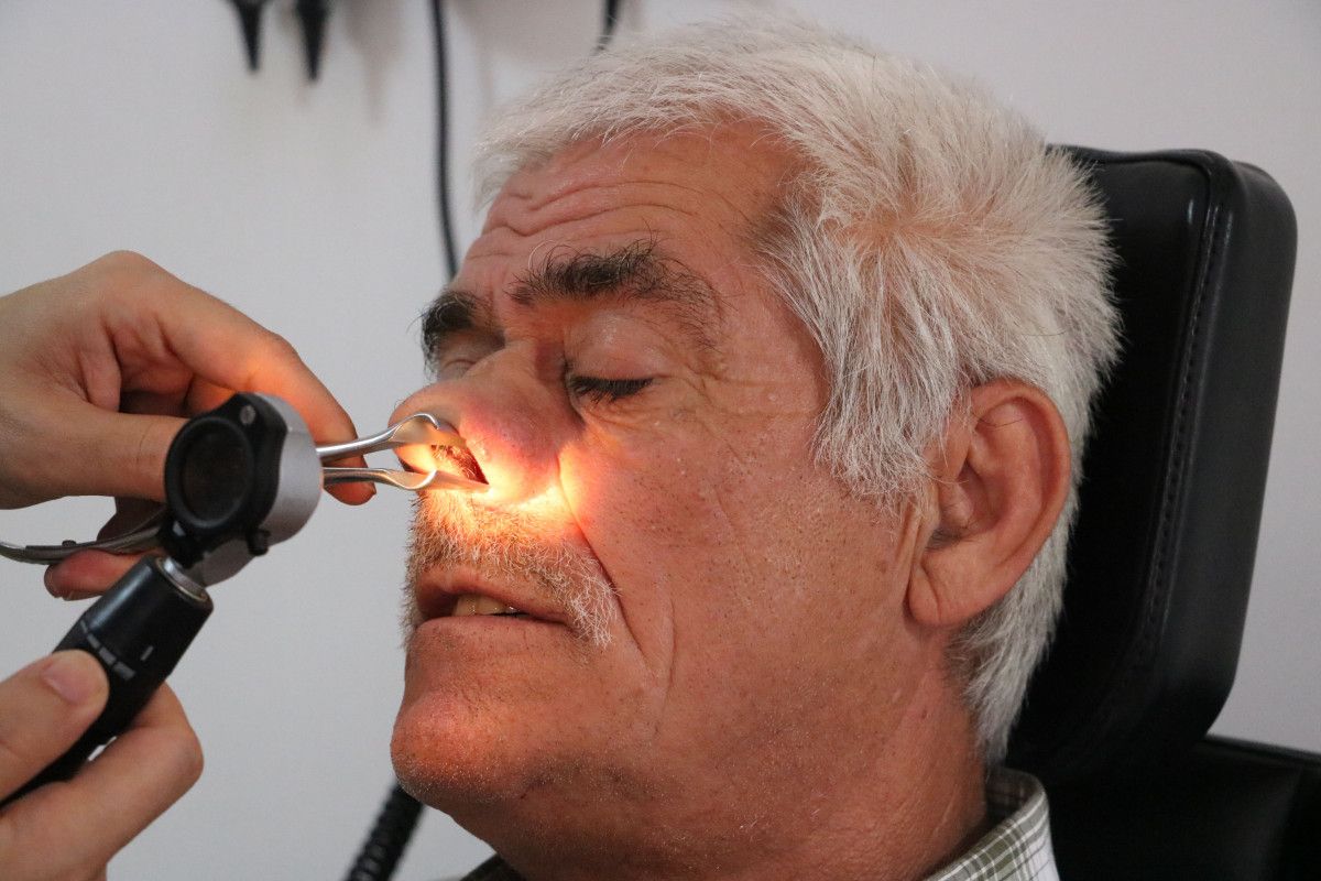 Zonguldak ta yüzünde 50 yıldır taşıdığı kurşun ameliyatla alındı #2